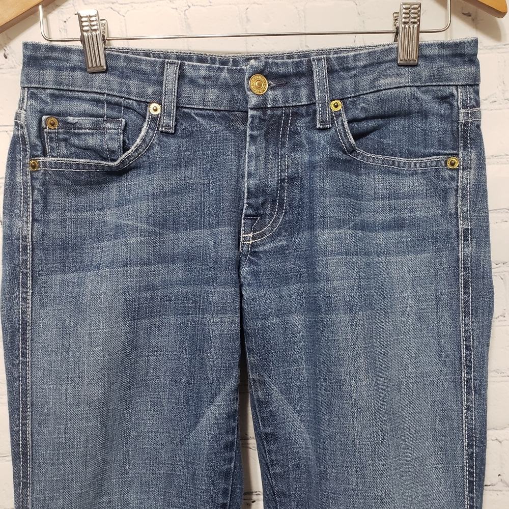 7FAM Sz 27 Vintage "A" Pocket Boot Cut Jeans - Picture 7 of 16